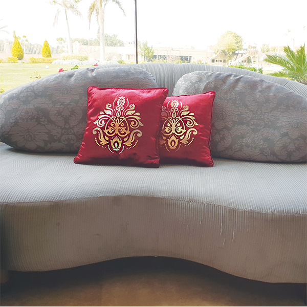 Red Velvet Cushion